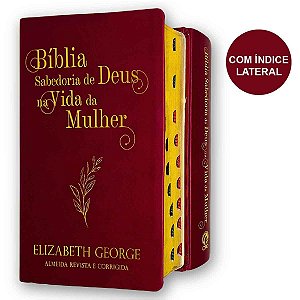 Bíblia Sabedoria De Deus Na Vida Da Mulher Com Índice Vinho