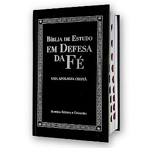 Bíblia Estudo Em Defesa Da Fé Índice Grande Capa Dura Cpad