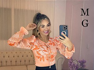 Blusas manga longa