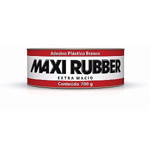 ADESIVO PLÁSTICO BRANCO 700GR - MAXI RUBBER