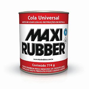 Cola de Contato Universal Maxi Rubber 774gr