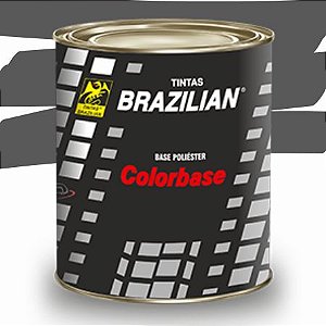 TINTA POLIESTER BRAZILIAN CINZA GRAFITE MET. GM15 - WA139 900ml