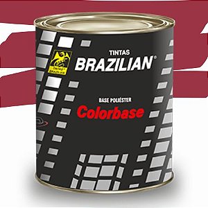 BASE POLIESTER VERMELHO BARCELONA PEROLIZADO FORD 93 900ml - BRAZILIAN