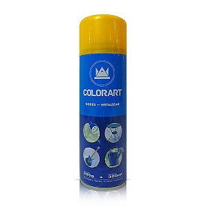 SPRAY AMARELO METALICO 300ML -  COLORART