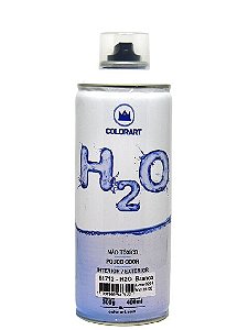 SPRAY H2O BRANCO FOSCO BASE D'ÁGUA 400ML - COLORART