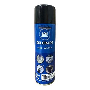 SPRAY PRETO METALICO 300ML - COLORART