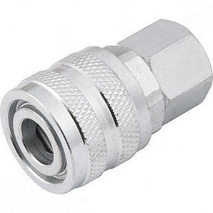 ENGATE RÁPIDO FEMEA 1/4X1/4 (AÇO)
