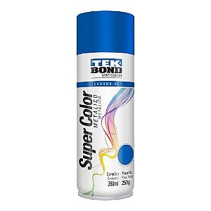 TINTA EM SPRAY AZUL METALICO 350ML - TEKBOND