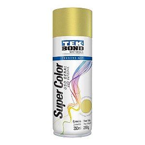 TINTA EM SPRAY DOURADO METALICO 350ML - TEKBOND