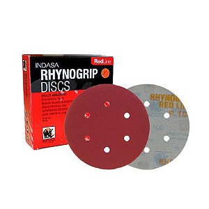 DISCO HOOKIT RHYNOGRIP RED LINE D150 6F GRÃO 1000 - INDASA