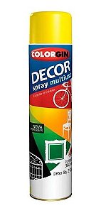 DECOR SPRAY AMARELO 350ML - COLORGIN