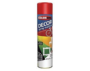 DECOR SPRAY VERMELHO 350ML - COLORGIN