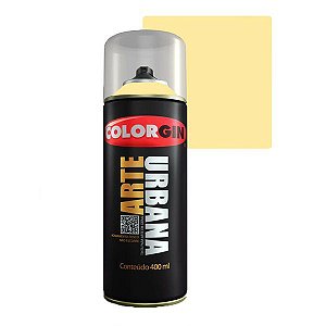 SPRAY ARTE URBANA AMARELO BAUNILHA 400ML COLORGIN