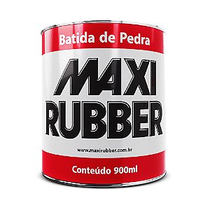 CAIXA C/ 6 UN BATIDA DE PEDRA PRETO 900ML - MAXI RUBBER