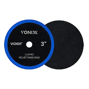 Boina de Veludo Voxer Lustro 3" Preta Vonixx (SELECIONE A QUANTIDADE)