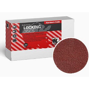 LIXA LOCKING (ROLOC) "3" OXIDO DE ALUMINIO - INDASA- Selecione a Quantidade e Grão