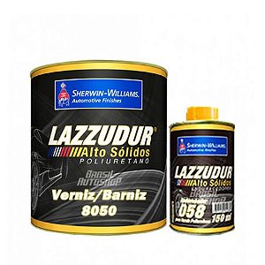 Verniz Automotivo 8050 Lazzuril Alto Solido 750ml + endurecedor 150ml