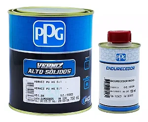 Verniz PU V51 5:1 750ml + Endurecedor Médio 150ml ACS Autocolor