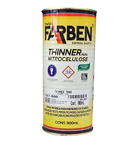 Thinner 7000 Farben para diluição de Laca Nitrocelulose (NC DUCO)