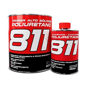 PRIMER PU 811 800ML  C/ CATALISADOR MAXI RUBBER