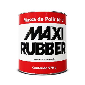 MASSA DE POLIR - MAXI RUBBER