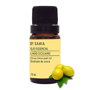 Óleo Essencial Limão Siciliano 100% Puro 10ml - By Samia