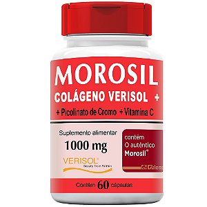 Morosil + Colágeno Verisol + Vitamina C 1000mg 60 Cáps - Lipolab Lipofarma