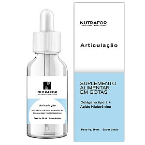 Colágeno Tipo 2 com Ácido Hialurônico Sublingual - Articulação 30 ml