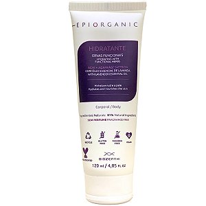 Hidratante Corporal Natural Orgânico Açafrão, Lavanda 120ml