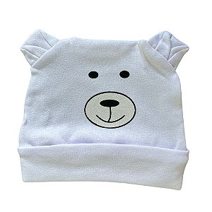 TOUCA URSO OLHOS ABERTOS (BRANCO)