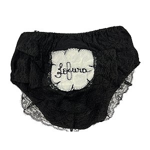 Calcinha de Bebê Preta (Fofura)