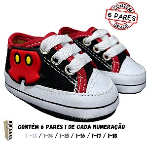 (GRADE 6 PÇ) Tênizinho Starzinho Mickey