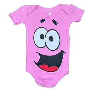 Body Carinha Feliz (Rosa)