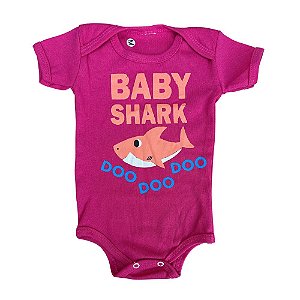 Body de bebê Baby Shark (Pink)