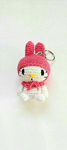 Chaveiro hello kitty coelho