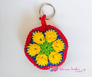 Chaveiro flor