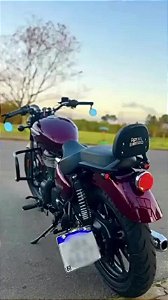 Suporte Placa Lateral Universal Virago 250 535 Mirage Kansas Midnight Royal Enfield Meteor 350 Classic Intruder 125 250