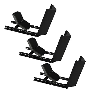 3x Trava Para Roda Dianteira Suporte Reboque Moto Carretinha
