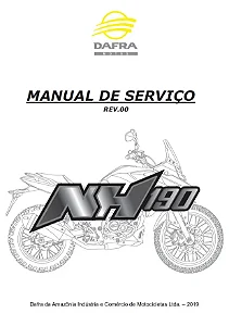 Manual de serviço manutenção (livro digital) Dafra NH190