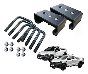 Calço Lift Traseiro 3,5cm Fiat Strada 1.4 1.6 1.8 Todos anos e modelos