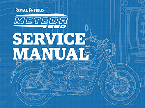 Manual em INGLÊS de serviço manutenção (livro digital) da Royal Enfield Meteor 350