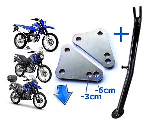 Kit Rebaixador 3cm 6cm Tenere 250 Xtz Lander Rebaixe Dog Bone link