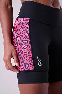 Bermuda Grit Bossa 18cm-Preto/Estampa Lindeza