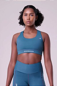 Top Grit Bossa Alcas C / Bolso Ajustável-Verde Escuro