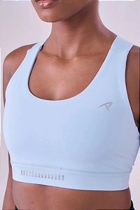 Top Grit Bossa Ajustável 1 Bolso Nadador Alcas-Azul Céu