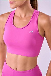 Top Signature Samba 1 Bolsao Nadador Dupla Face-Rosa Violeta/Vermelho