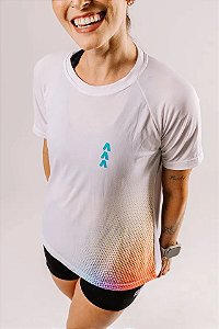 Baby Look Fastpace-Branco Degradê