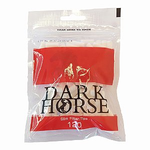 Filtro Dark Horse Slim caixa com 34 pacotes - Tabacaria Shop