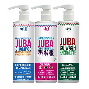 Kit Widi Care Juba Co Wash/ Shampoo/ Encrespando  500ml Cada