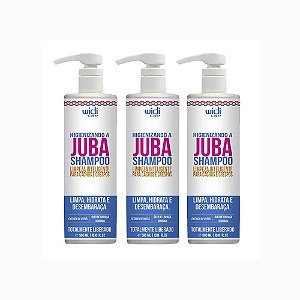 Higienizando A Juba Shampoo 500ml Widi Care 3 Unid